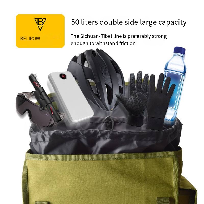 Large Capacity Bike Rear Bag D - огляд і ціна Panniers Waterproof Rear