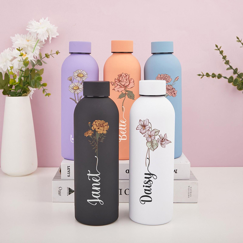 Customized Floral Water Bottle - огляд і ціна Commuting By Bike