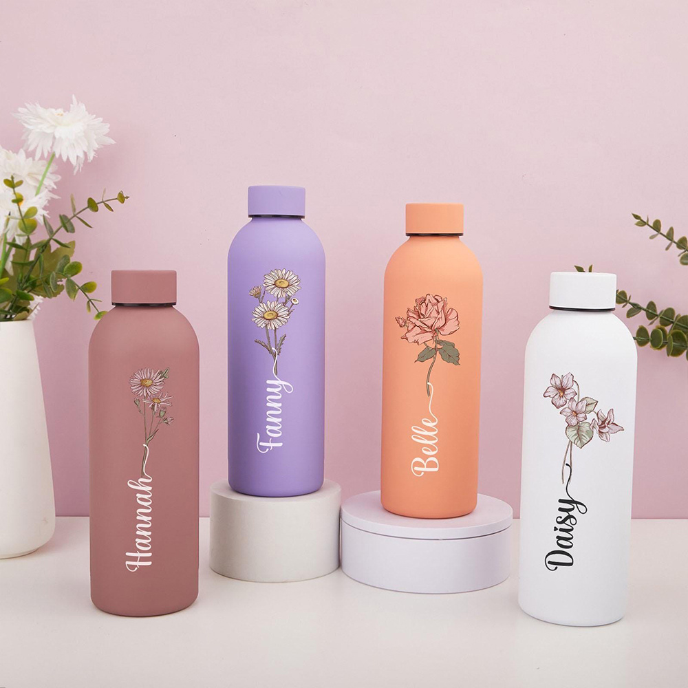 Customized Floral Water Bottle - огляд і ціна Commuting By Bike