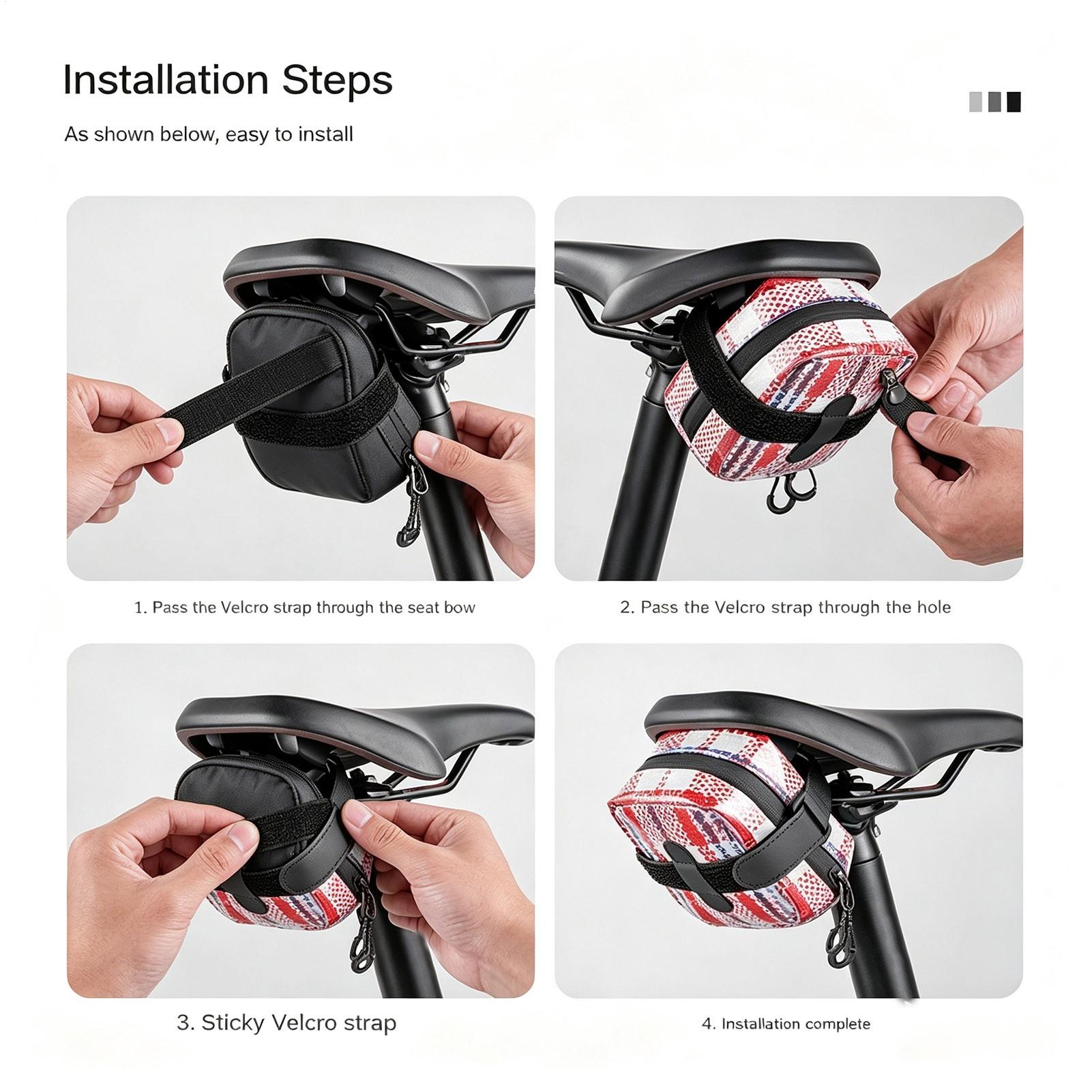 Saddle Bag Bike Bicycle Saddle - огляд і ціна Saddle Bag Under Seat