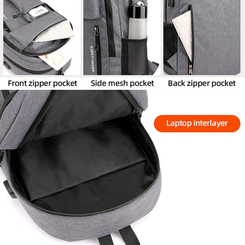 Men Women USB Charging Backpac - огляд і ціна Cycling Commuter Backpack Laptop