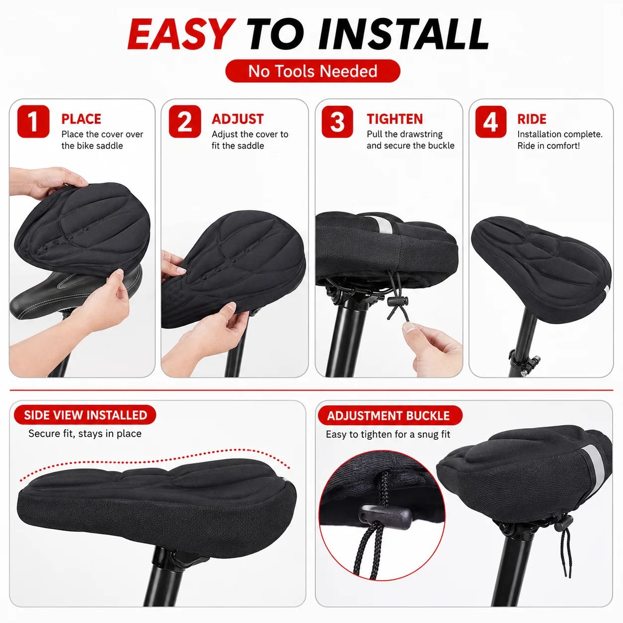 3D Soft Foam Padded Bicycle Sa - огляд і ціна Commuting By Bike