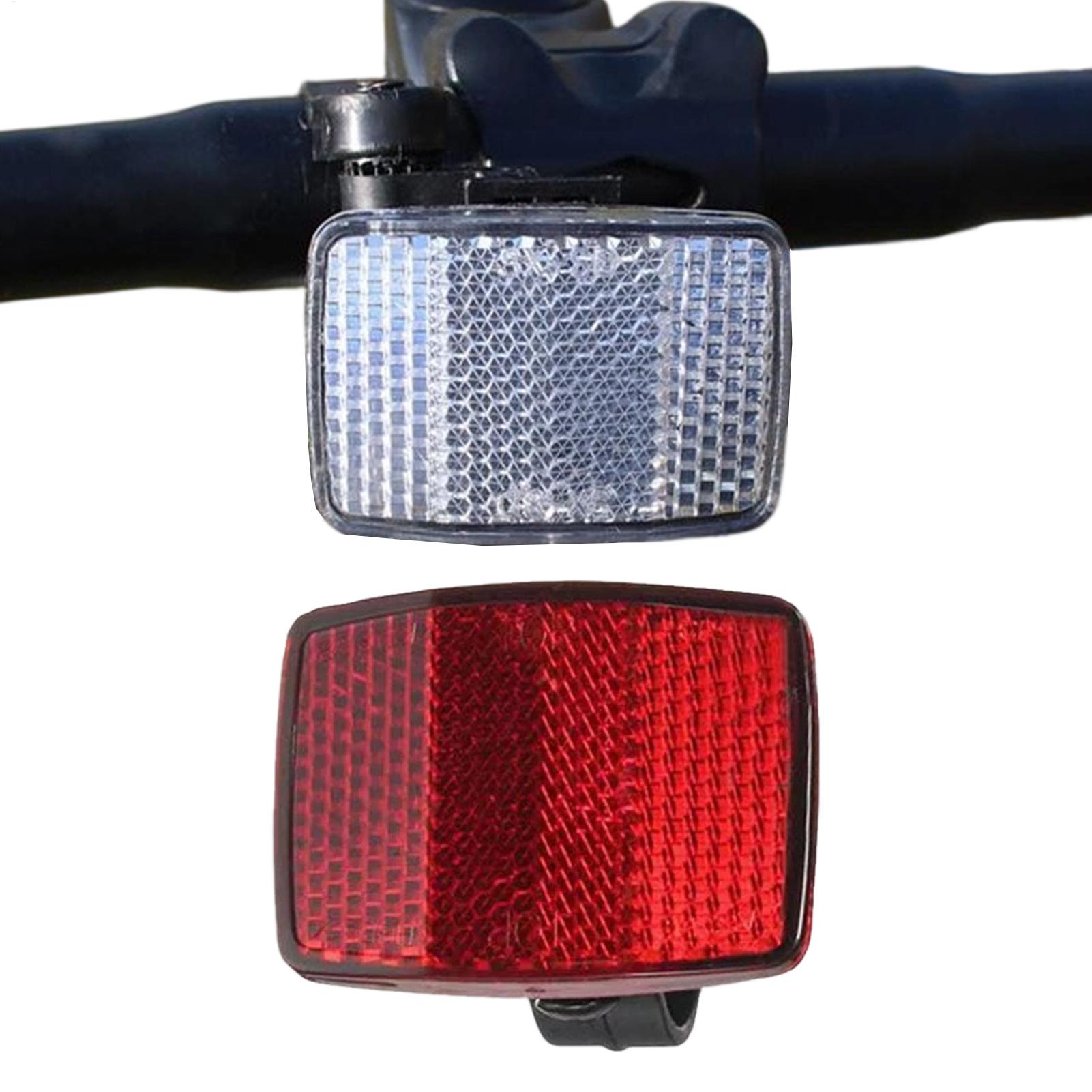 2 Pcs Bike Front Rear Reflecto - огляд і ціна Cycling Commute Gear