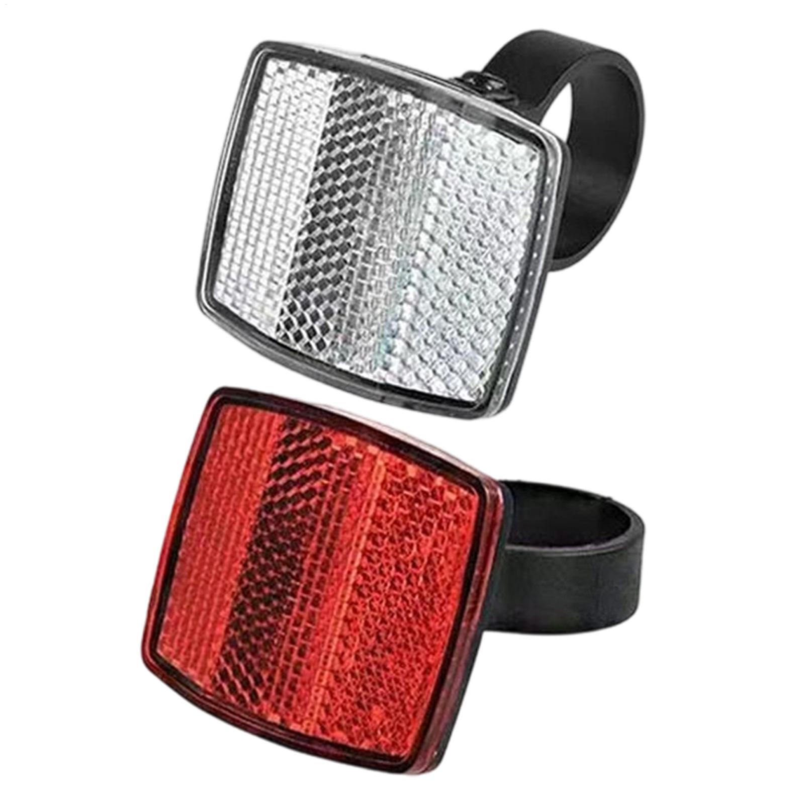 2 Pcs Bike Front Rear Reflecto - огляд і ціна Cycling Commute Gear