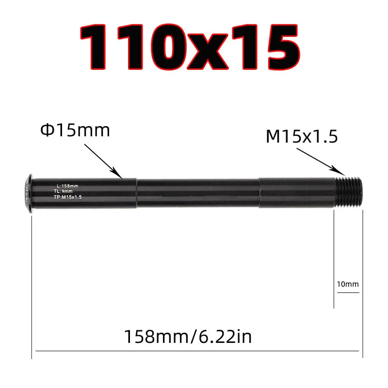 Mountain Bike Thru Axle 158mm  - огляд і ціна Dynamo Hub Front