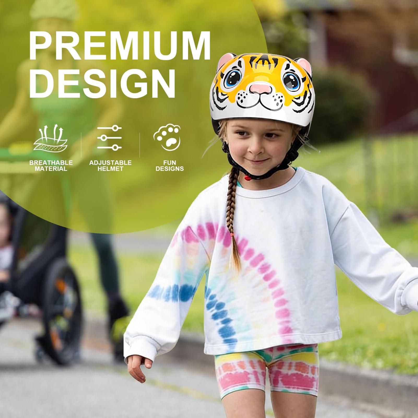 Kids Helmet Tiger Pattern Adju - огляд і ціна Cycling Commute Gear