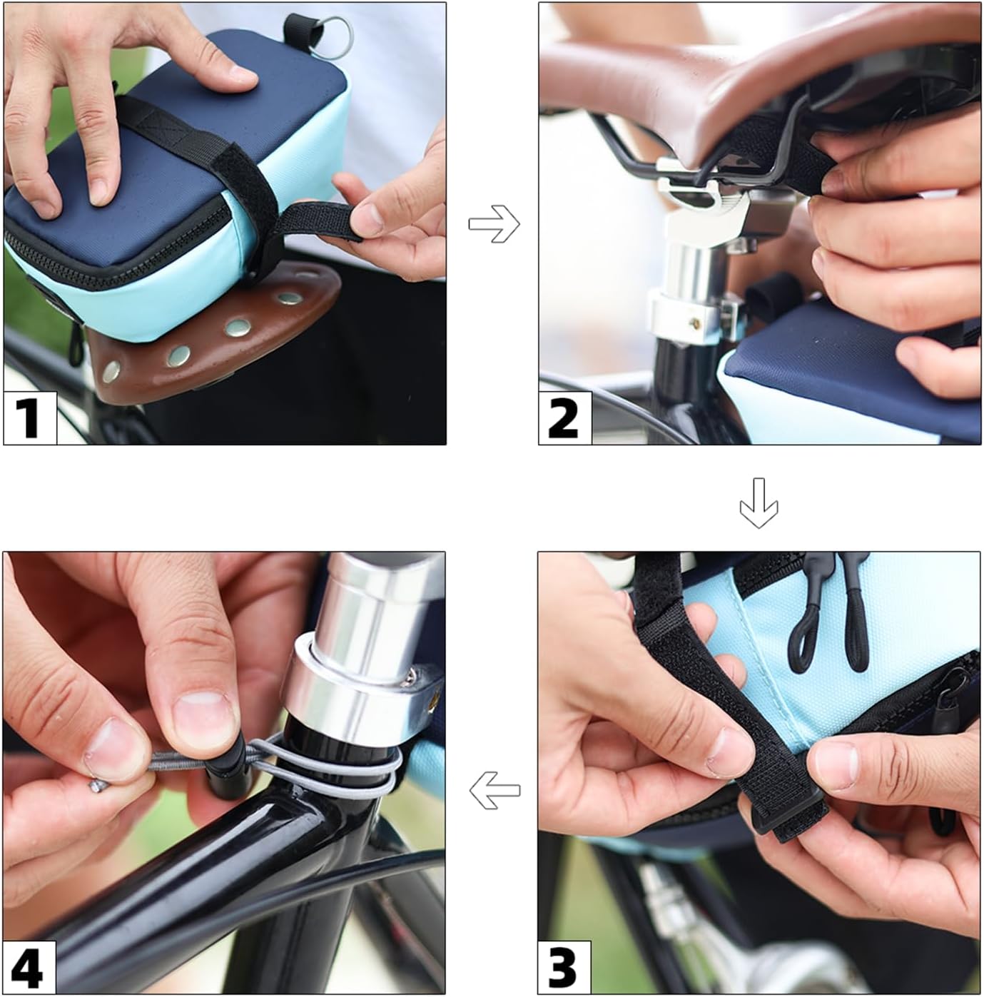 Expandable Large Capacity Bike - огляд і ціна Saddle Bag Under Seat